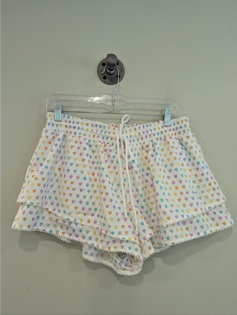 Roller Rabbit X Target Disco Hearts Ruffle Shorts Size Medium